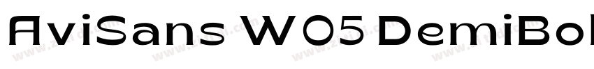 AviSans W05 DemiBold字体转换
